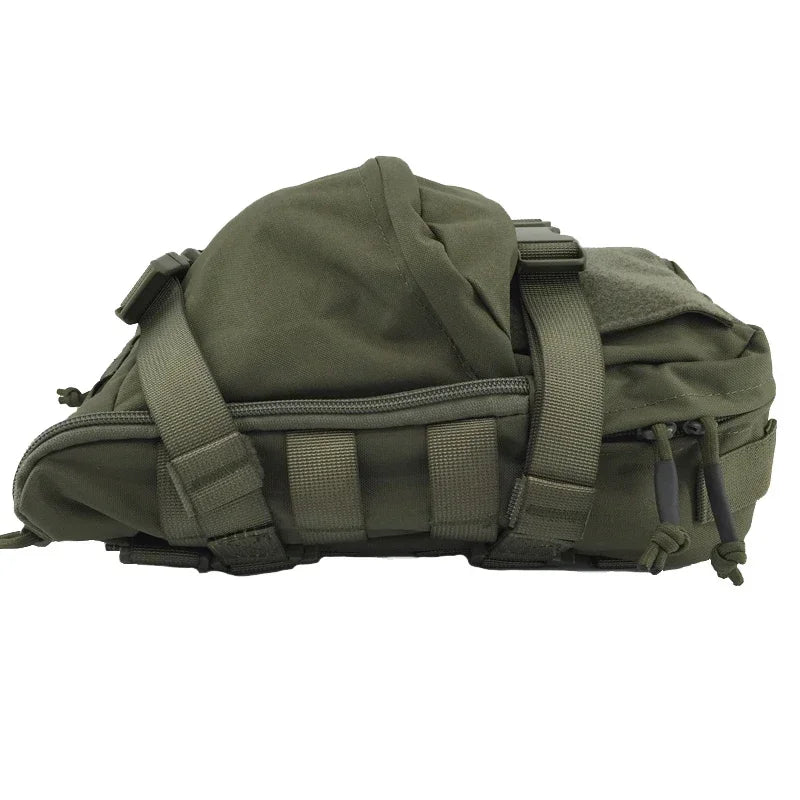 Tactical Backpack EDC Molle Hydration Pouch Assault Airsoft Vest 500D Water Bag