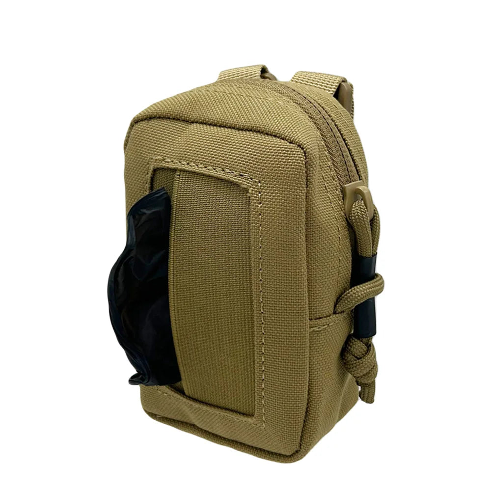 Tactical Disposable Glove Pouch Nylon Duty Belt Gloves Pouch EMT Bag Molle Accessory