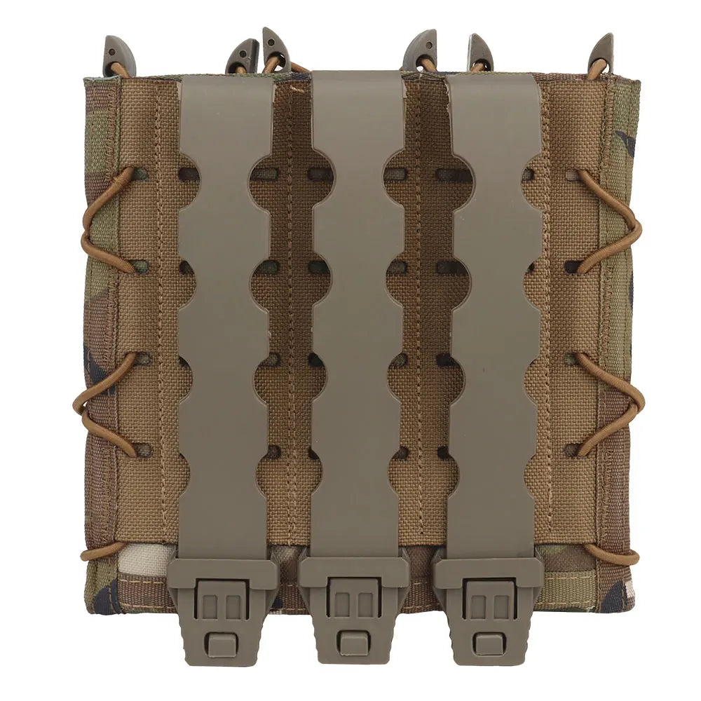 Tiger Type Long Triple Magazine Pouches for UMP9 UMP40 UMP45 MP5 MP9 MP10 MPX