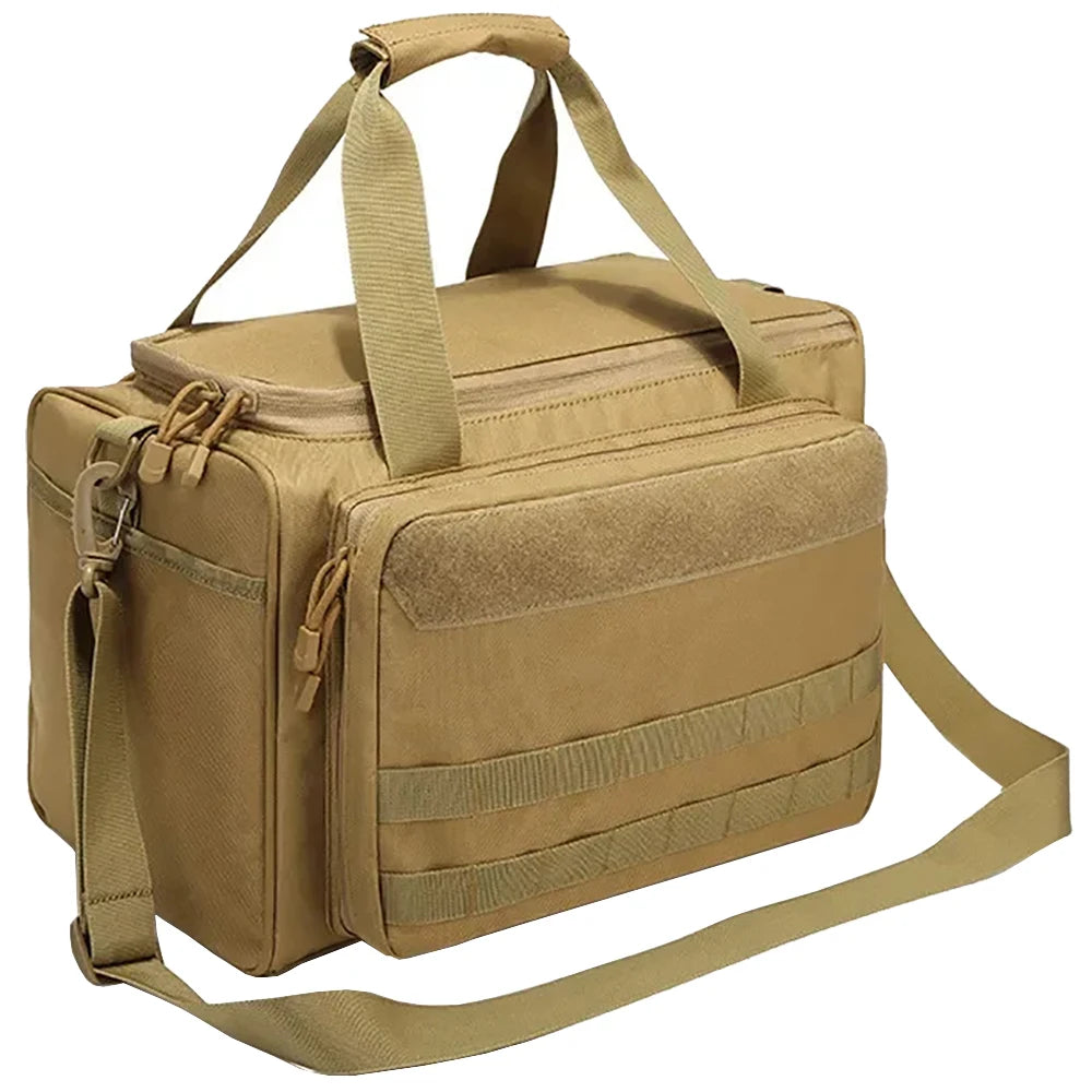 Gun Range Storage Bag Tactical Camping Molle Pouch Outdoor Sport Hunting Accessory