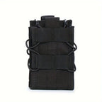 Outdoor Tactical Double-Layer Tiger-Style Rifle Magazine Webbing MOLLE Quick-Release