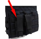 9mm Pistol Magazine Pouch Tactical Double Molle Belt Dual Mag Bag Flashlight Holder