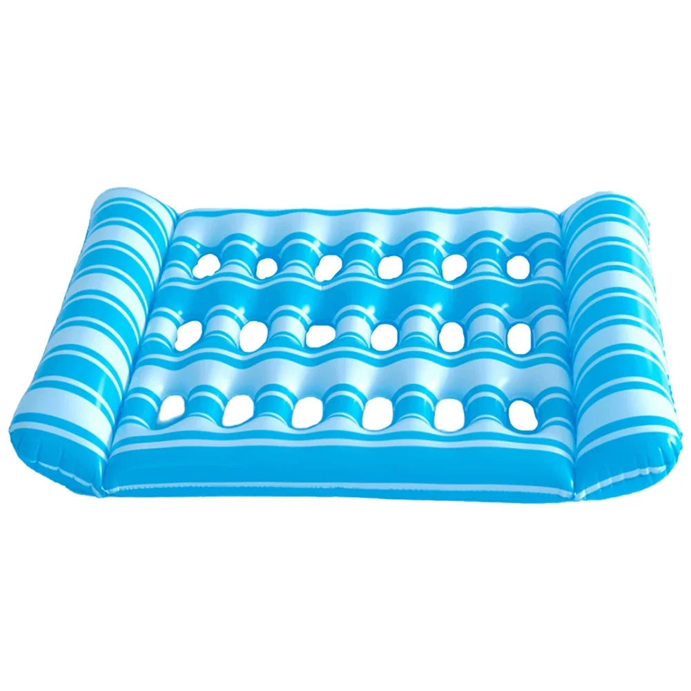 Inflatable Water Sleeping Bed PVC Floating Lounger Air Mattress Water Hammock Float Sun