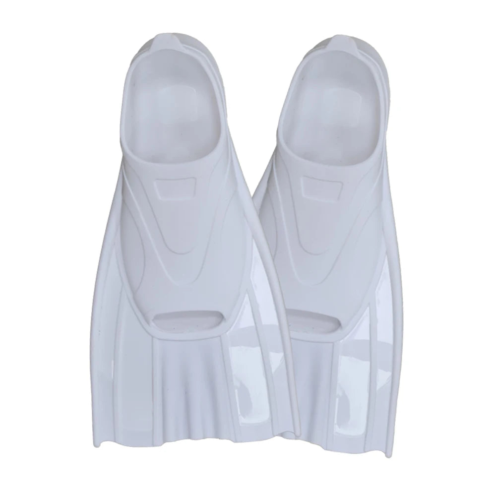 Full Foot Pocket Fins Silicone Floating Swim Buckles Snorkeling Diving Flippers Training Short