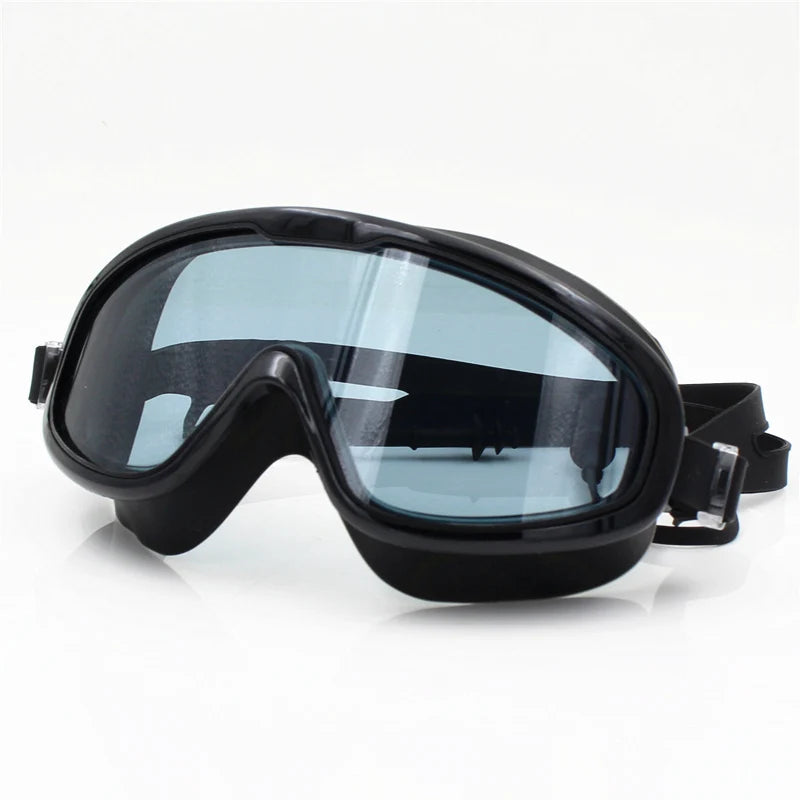 Big frame Professional Swimming Waterproof soft silicone glasses swim Eyewear