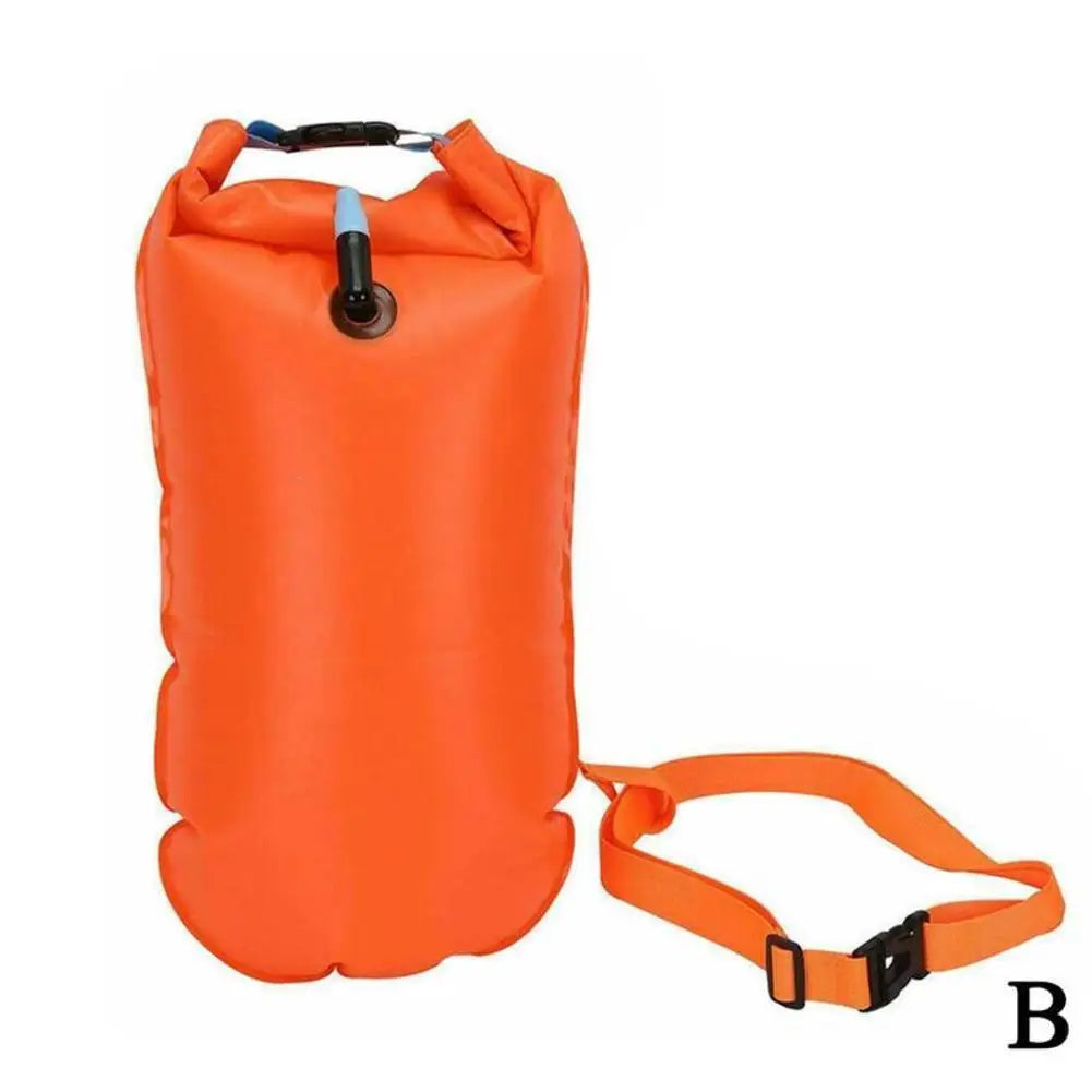 1/2Pcs Swim Buoy Float for Open Water Swimming Safety Float with Adjustable Waist Belt