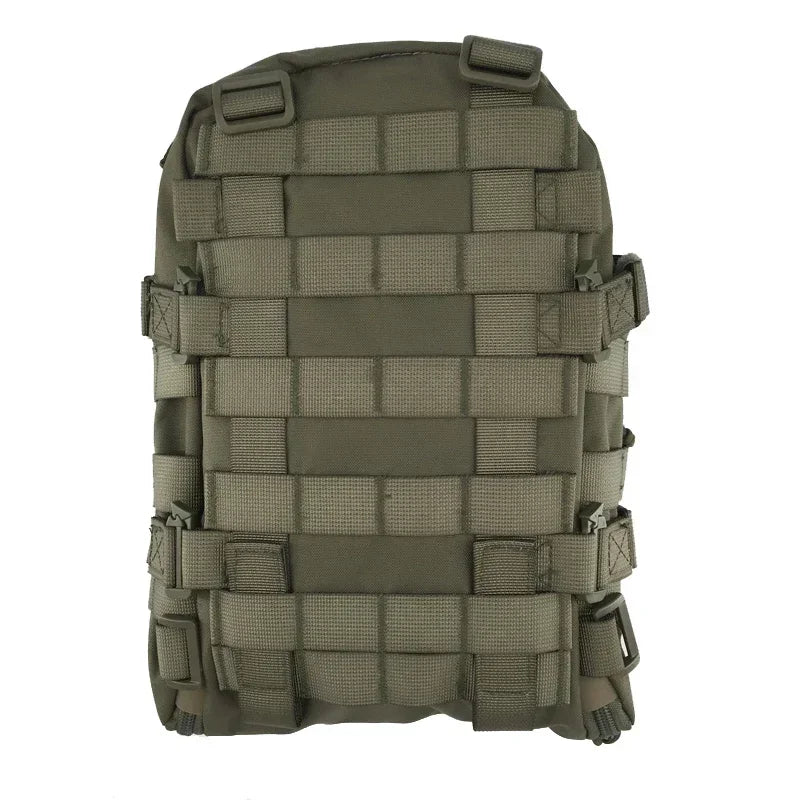 Tactical Backpack EDC Molle Hydration Pouch Assault Airsoft Vest 500D Water Bag
