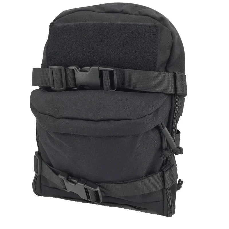 Tactical Backpack EDC Molle Hydration Pouch Assault Airsoft Vest 500D Water Bag