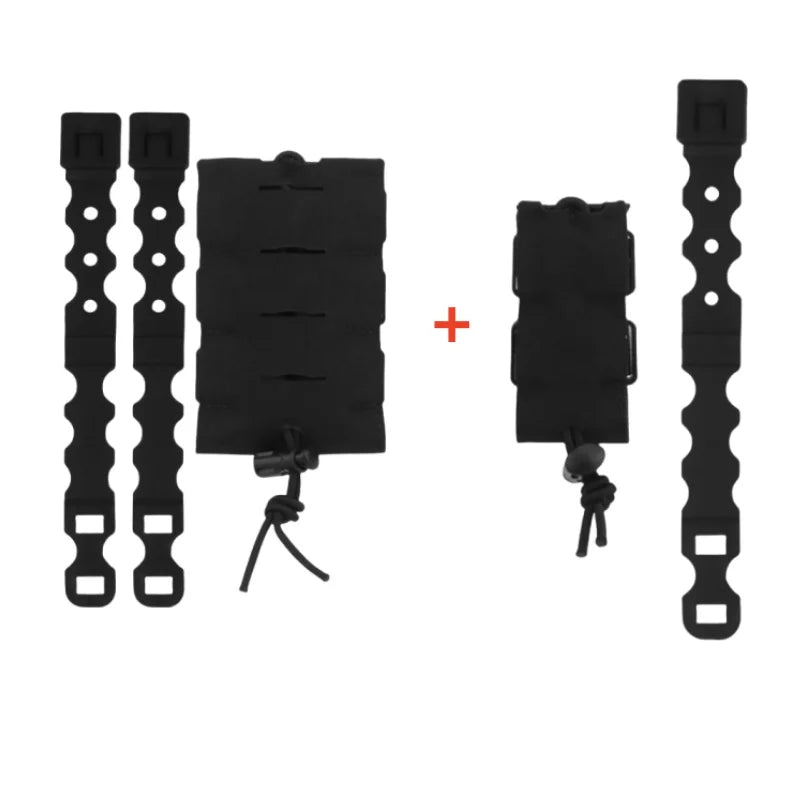 Hunting Dual Mag Pouch | MOLLE Compatible 9mm & 5.56 Magazine Holder For Wilderness