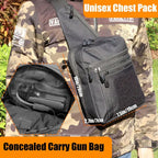 New Tactical Chest Bag Pistol Holster Concealed Gun Carry Pouch Crossbody EDC Pack