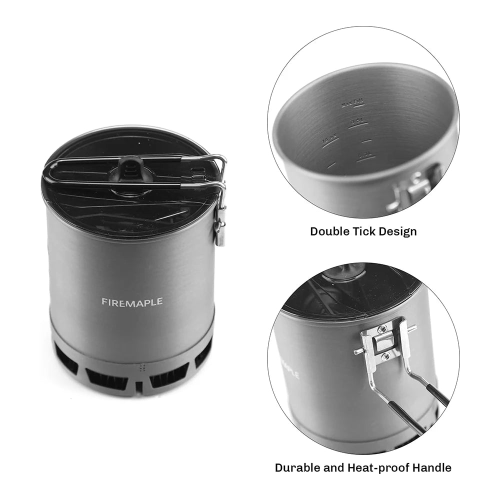 Fire-Maple 600ml G3 Petrel Ultralight Pot Lightweight Outdoor High Efficiency Heat