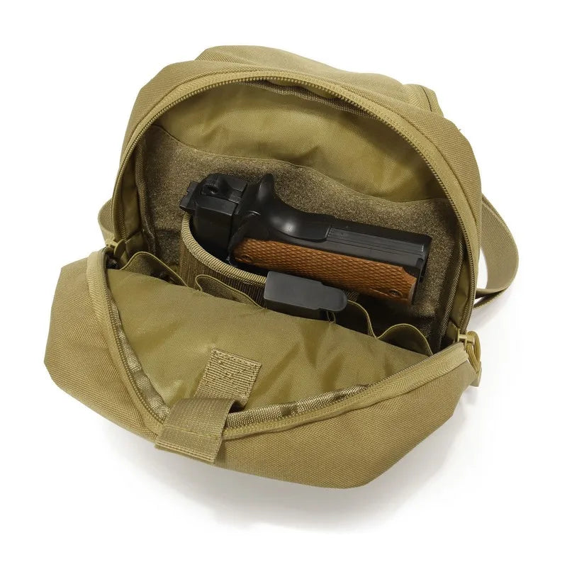 New Tactical Chest Bag Pistol Holster Concealed Gun Carry Pouch Crossbody EDC Pack