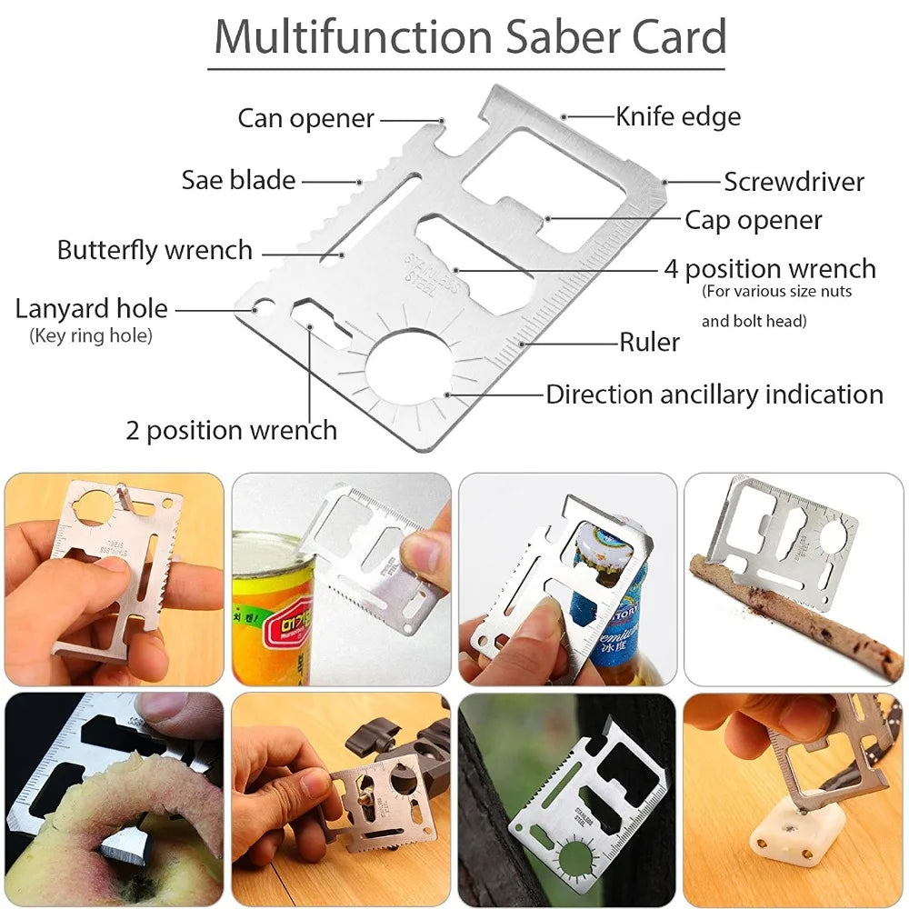 Professional Car Survival First Aid Kit Outdoor Camping Hiking First Aid Kit Emergency Gear