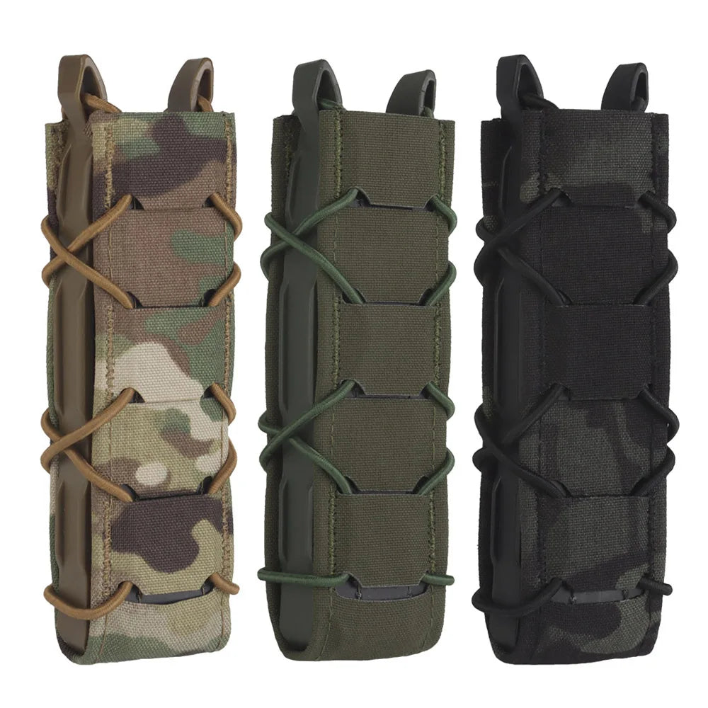 Tactical Magazine Pouch V2 Long Type For 9mm/MP5/MP7 Pistol Mag Holder Pouch Quick