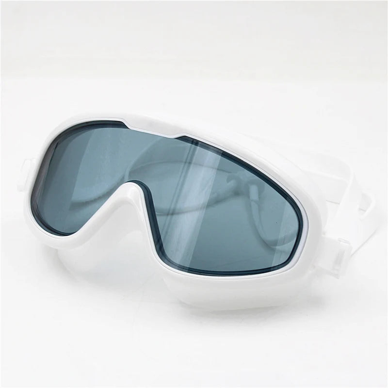 Big frame Professional Swimming Waterproof soft silicone glasses swim Eyewear