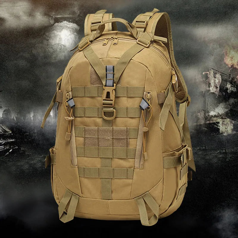 Camping Backpack Men's Bag Travel Bags Tactical Molle Climbing Rucksac