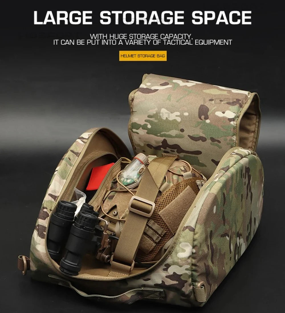 Multipurpose Helmet Bag Tactical Fast Helmet Pack Outdoor Hiking Hunting Sports