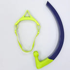 Swimming Training Snorkel Tube, Front Breathing Tube  Center Mount Silicone Mouthpiece