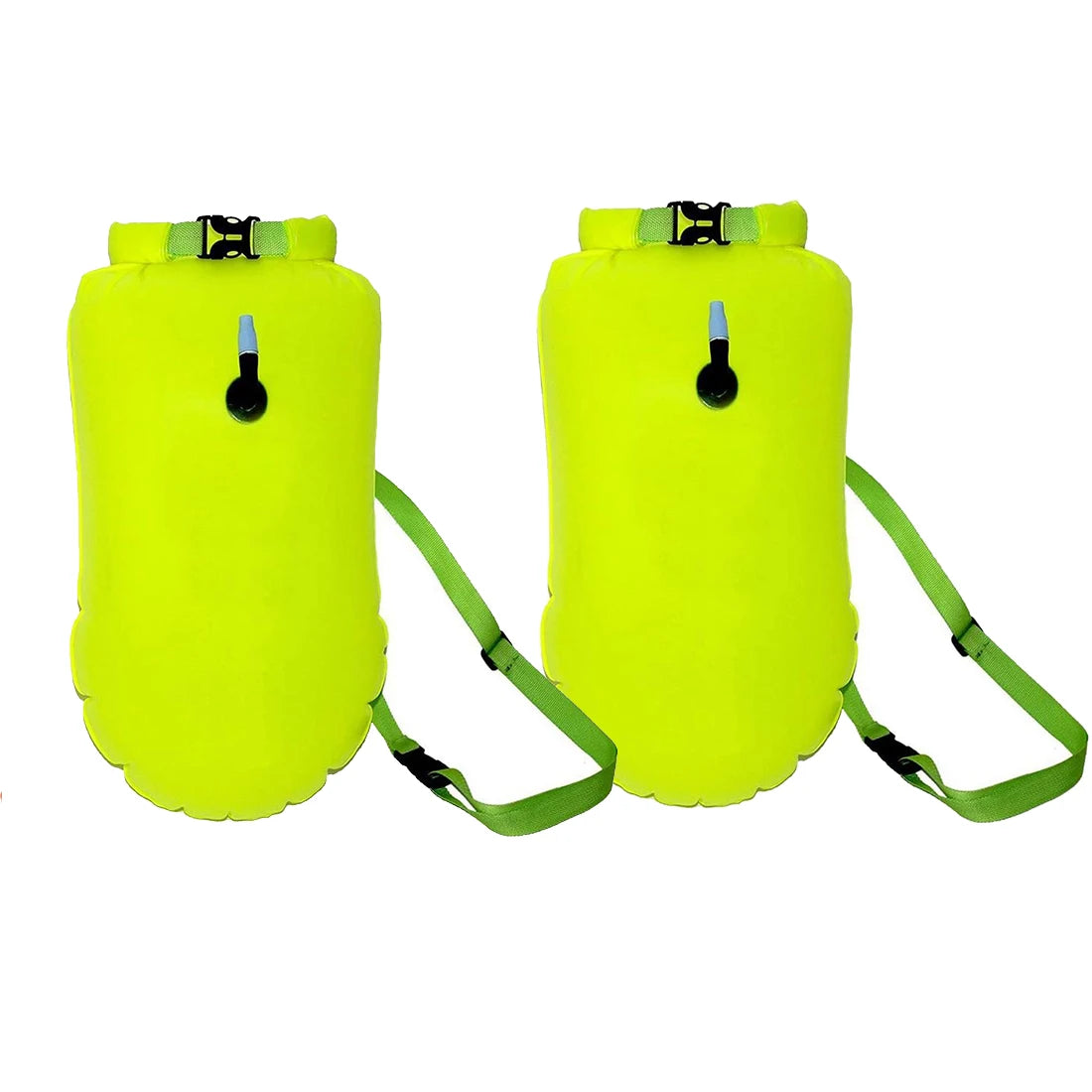 1/2Pcs Swim Buoy Float for Open Water Swimming Safety Float with Adjustable Waist Belt