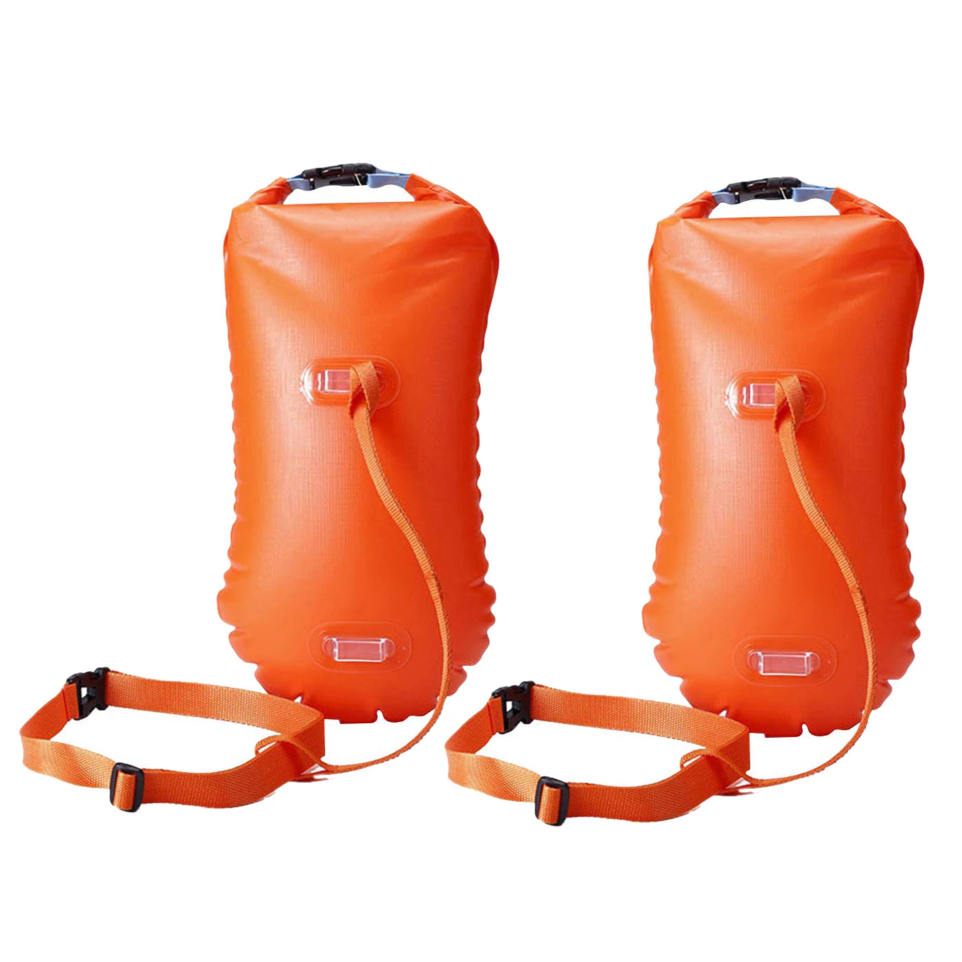 1/2Pcs Swim Buoy Float for Open Water Swimming Safety Float with Adjustable Waist Belt