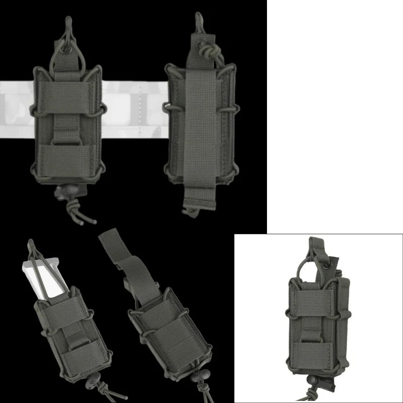 MR Compact Pistol Magazine Pouch | MOLLE Compatible Low Profile Design