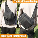 New Tactical Chest Bag Pistol Holster Concealed Gun Carry Pouch Crossbody EDC Pack
