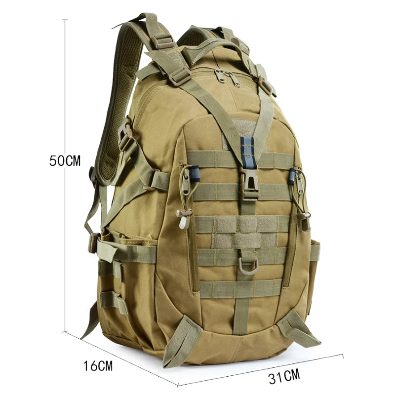 Camping Backpack Men's Bag Travel Bags Tactical Molle Climbing Rucksac