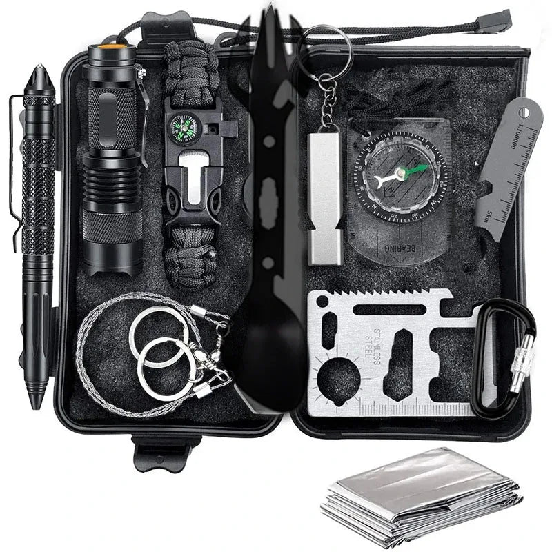 Professional Car Survival First Aid Kit Outdoor Camping Hiking First Aid Kit Emergency Gear