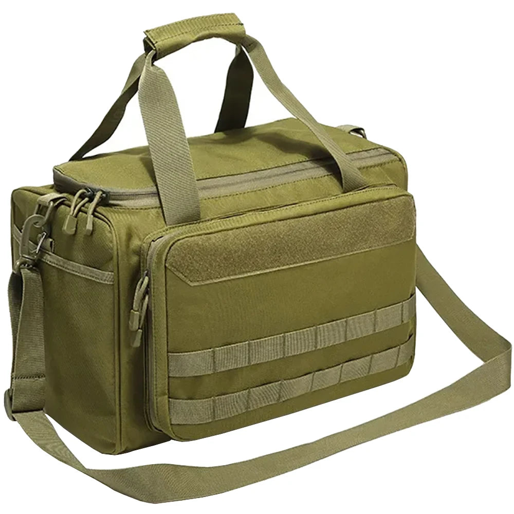 Gun Range Storage Bag Tactical Camping Molle Pouch Outdoor Sport Hunting Accessory