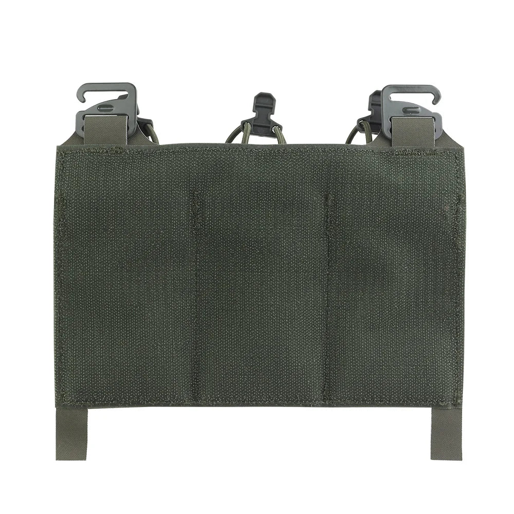 OPHIDIANTAC MOLLE Magazine Pack with Elastic Cord Handle Triple Mag Plate Hunting