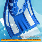 Full Foot Pocket Fins Silicone Floating Swim Buckles Snorkeling Diving Flippers Training Short