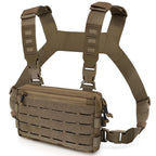 Tactical Chest Bag Backpack Camping Hunting Fishing Travel Molle Vest EDC