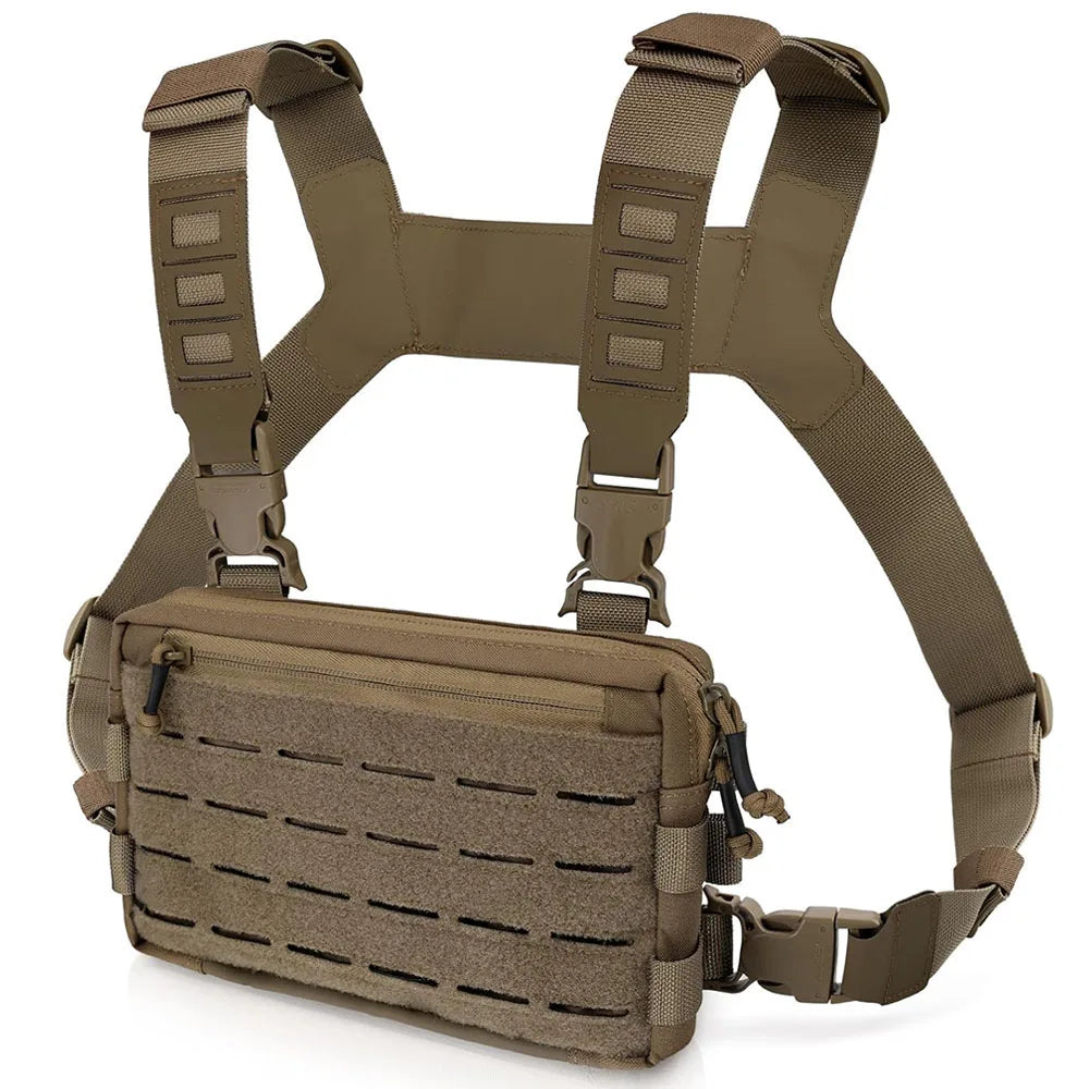 Tactical Chest Bag Backpack Camping Hunting Fishing Travel Molle Vest EDC