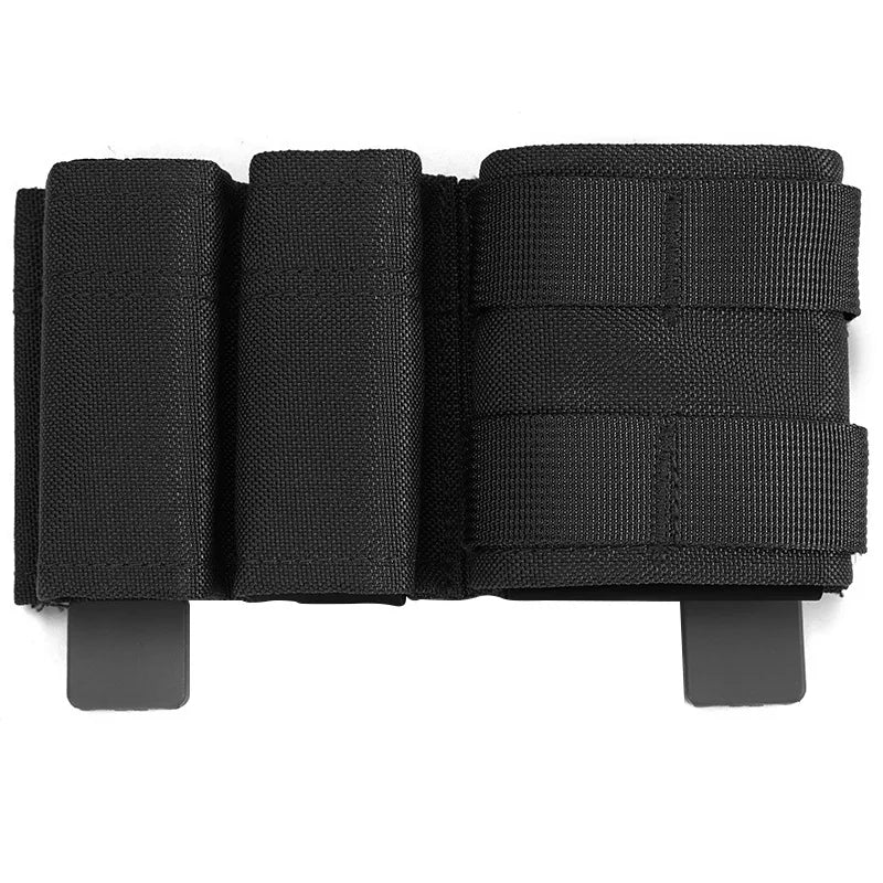 5.56 Magazine Pouch Double 9mm Pistol Mag Pouch, Molle Open-Top Quick Release