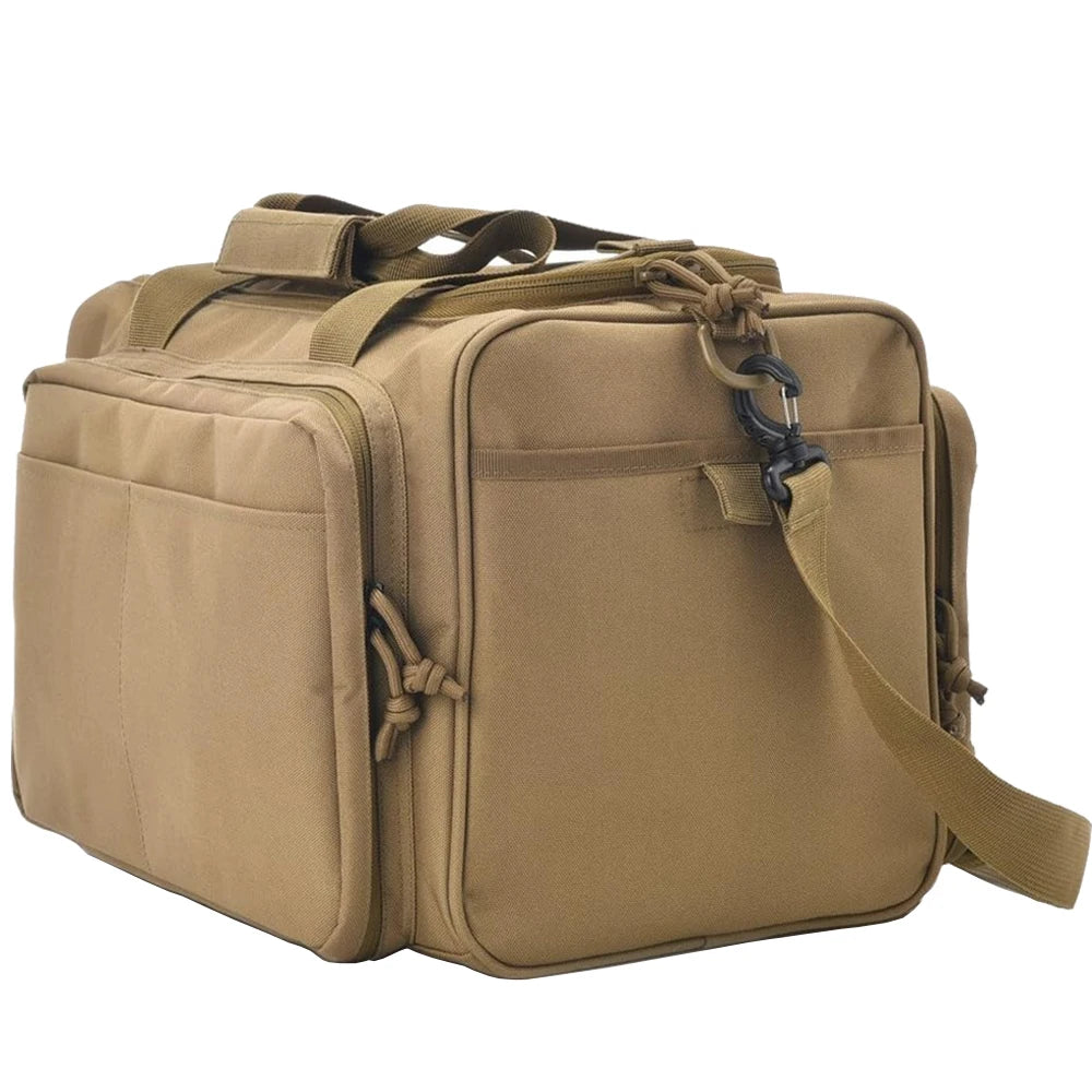 Gun Range Storage Bag Tactical Camping Molle Pouch Outdoor Sport Hunting Accessory