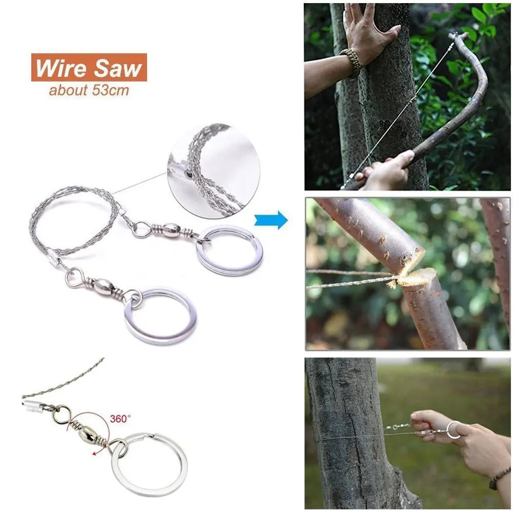 Professional Emergency Survival Kit Gear Camping Multifunction Tactical Defense Equipment