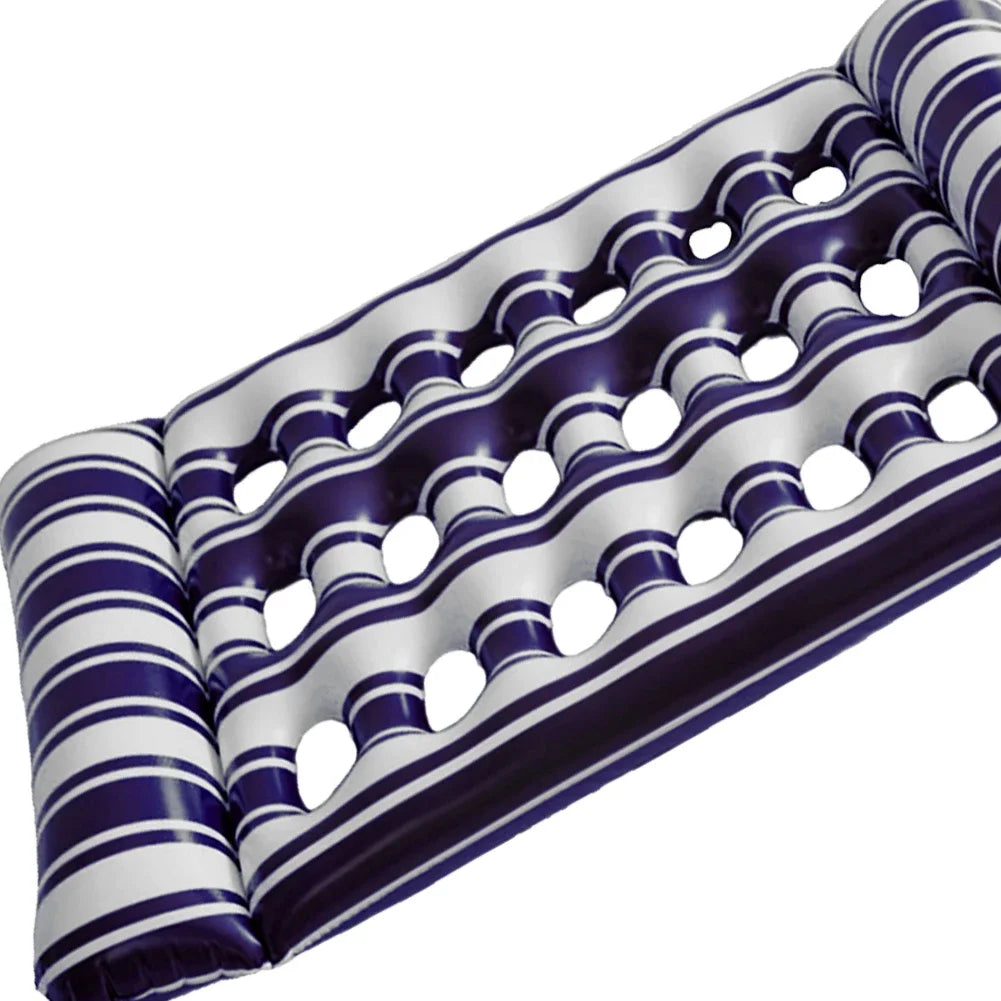 Inflatable Water Sleeping Bed PVC Floating Lounger Air Mattress Water Hammock Float Sun