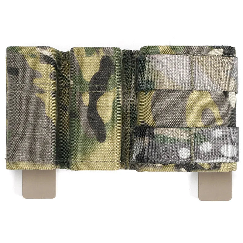 5.56 Magazine Pouch Double 9mm Pistol Mag Pouch, Molle Open-Top Quick Release